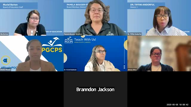 PGCPS audit committee reviews March 2025 Office of Legislative Audits report; administration outlines corrective actions