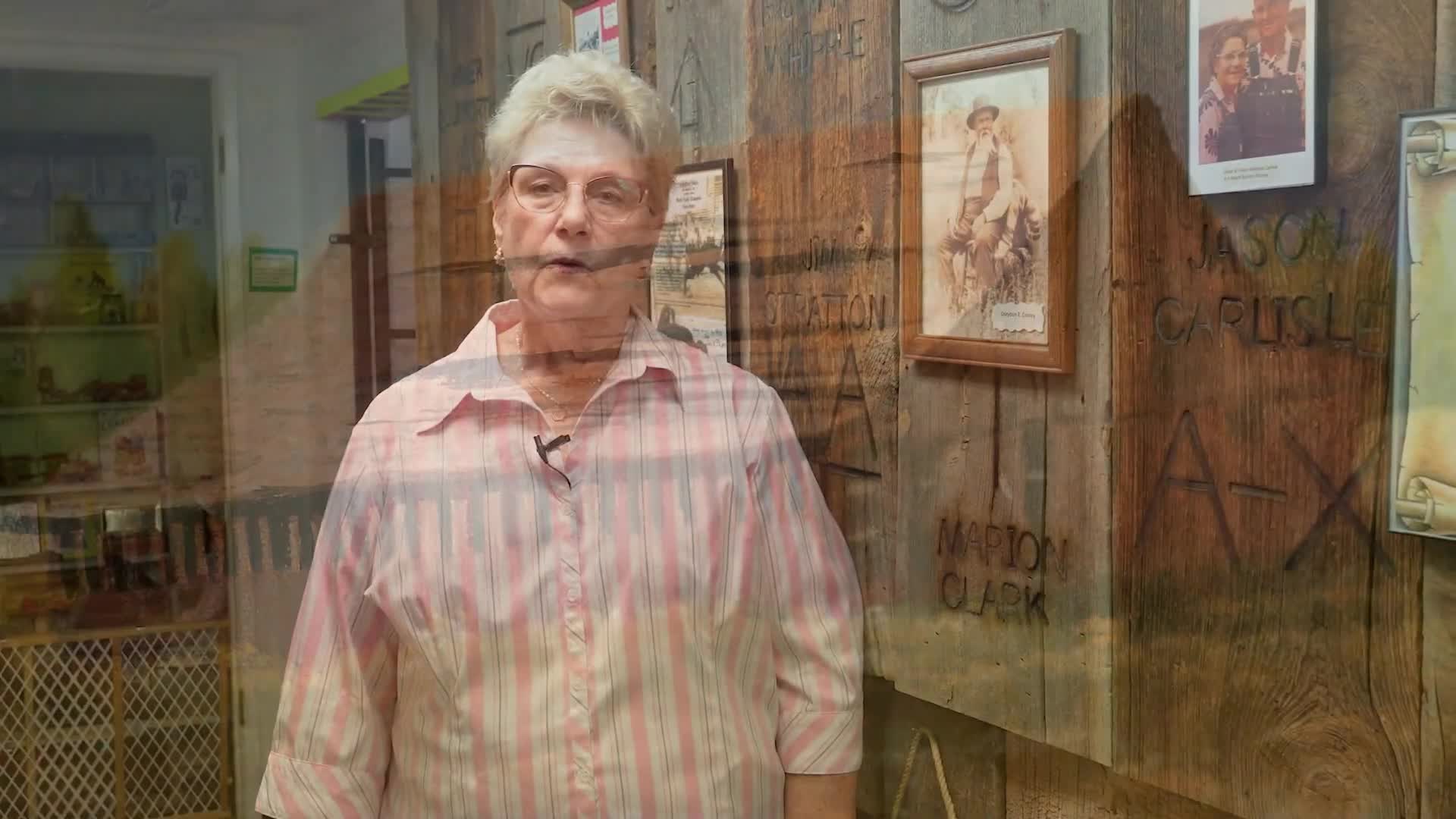 Show Low Museum displays beam from Reidhead Ranch barn in local history exhibit