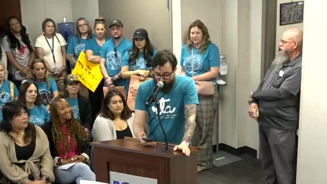 Robla teachers advocate for competitive salaries and better health benefits in board meeting