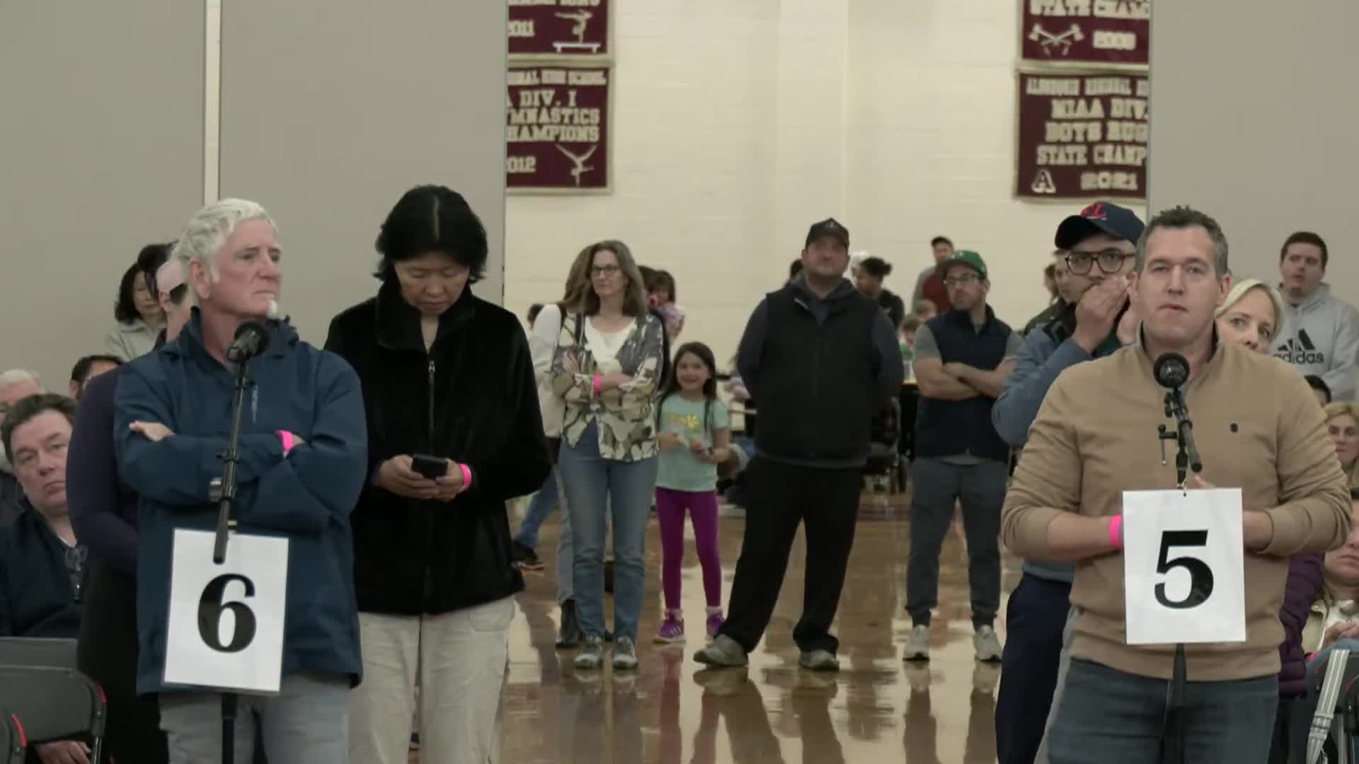 South Coast resident Beth Witkaw voices concerns over capital override votes