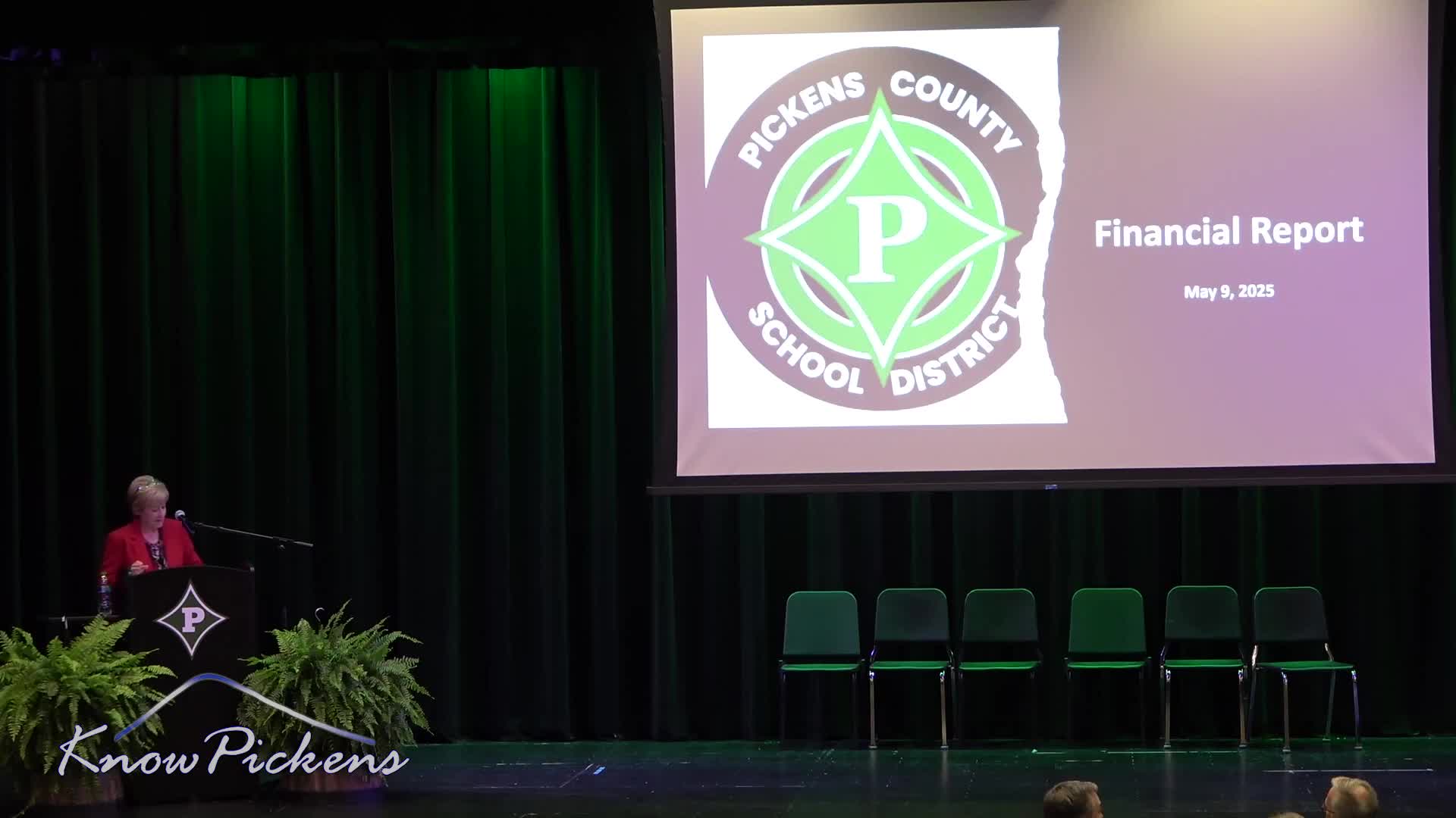 Pickens County Board reviews financial report; approves agenda and consent items