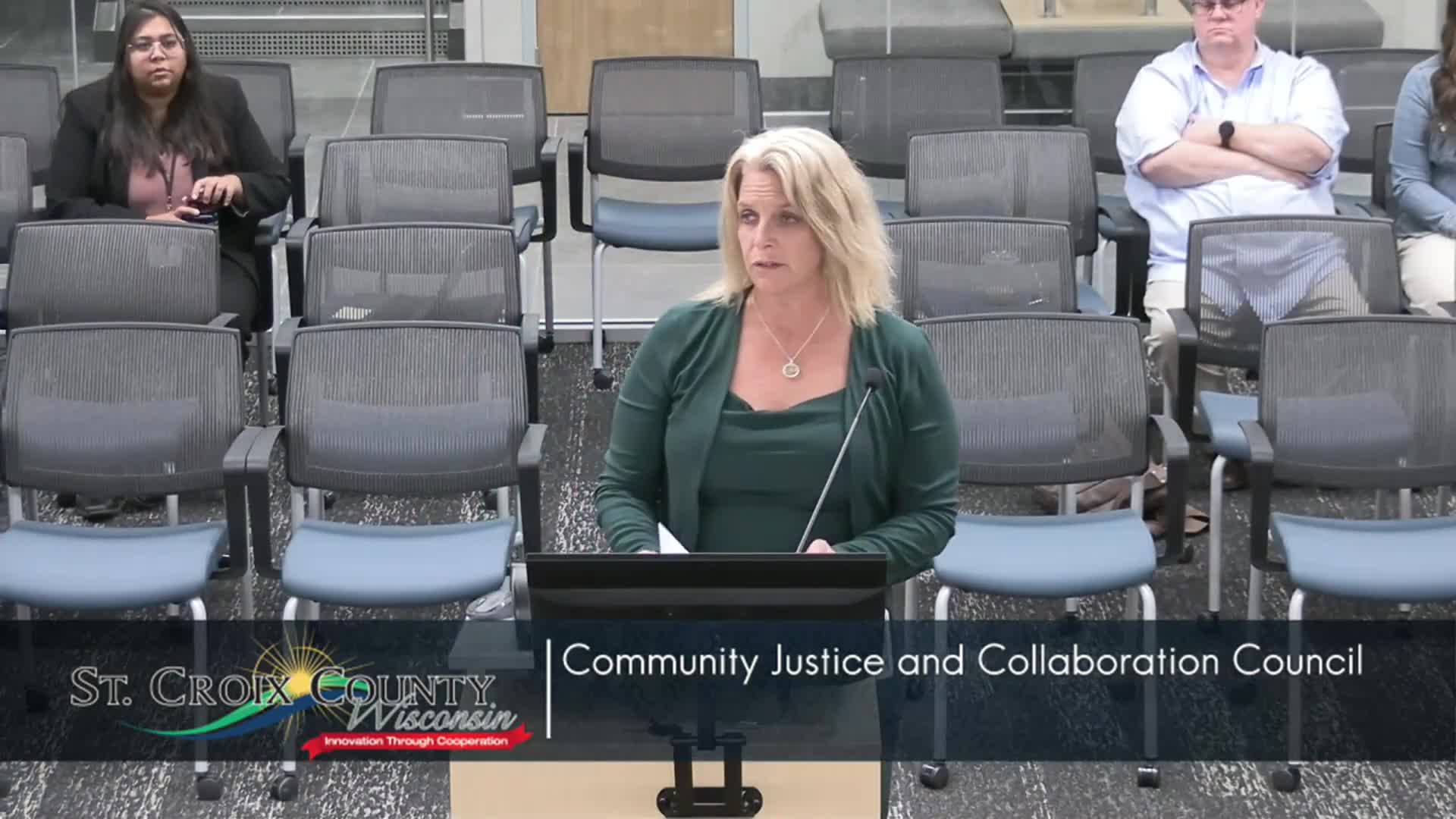 Eileen Peterson and Natasha Ward launch SUD pilot program in county