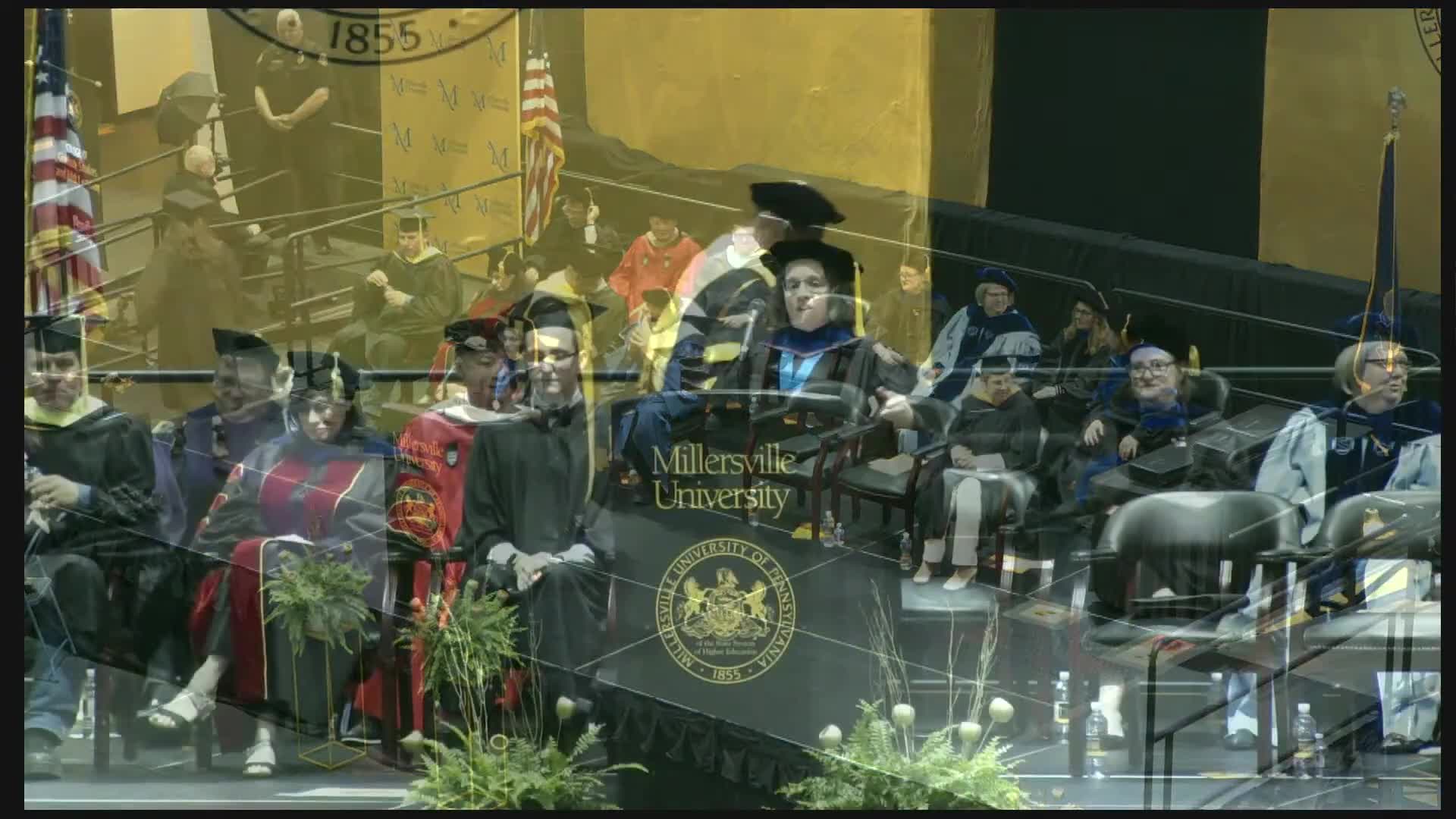 Matthew Olfin welcomes new graduates to Millersville University Alumni Association