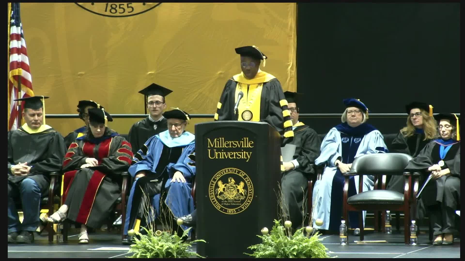 Doctor Melvin Allen honors Millersville University graduates at 2025 commencement ceremony