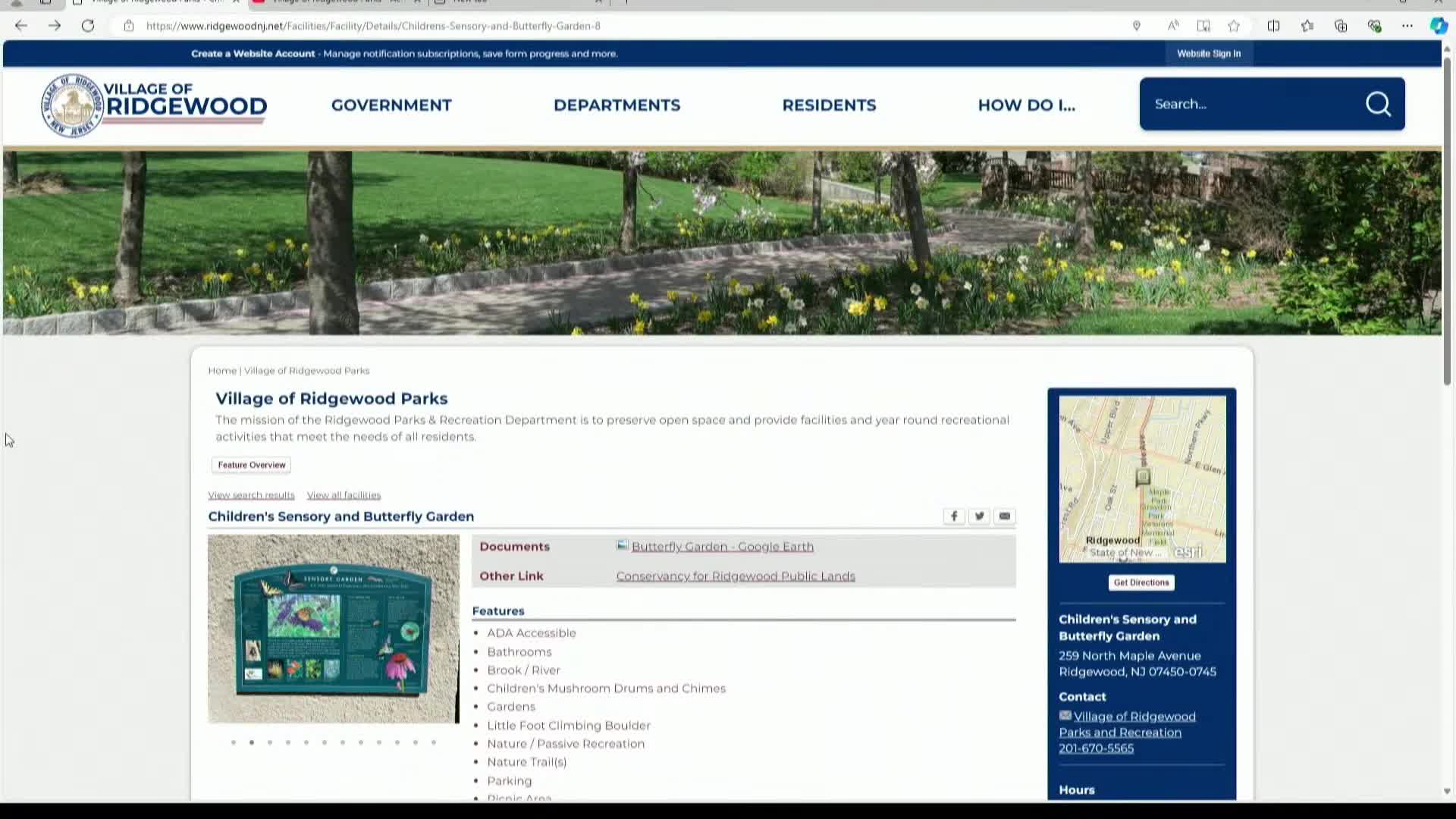 Ridgewood showcases new parks website featuring drone footage and community input