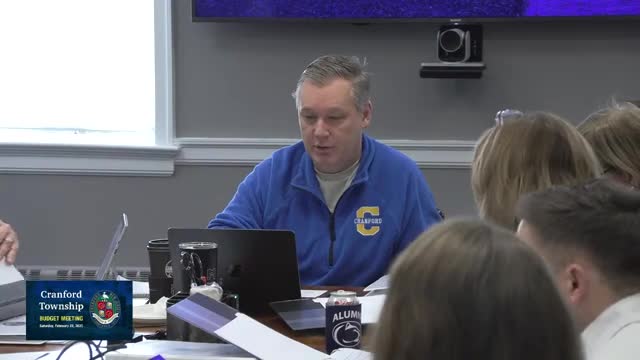 Cranford budget meeting allocates funds for fire equipment and recreation improvements