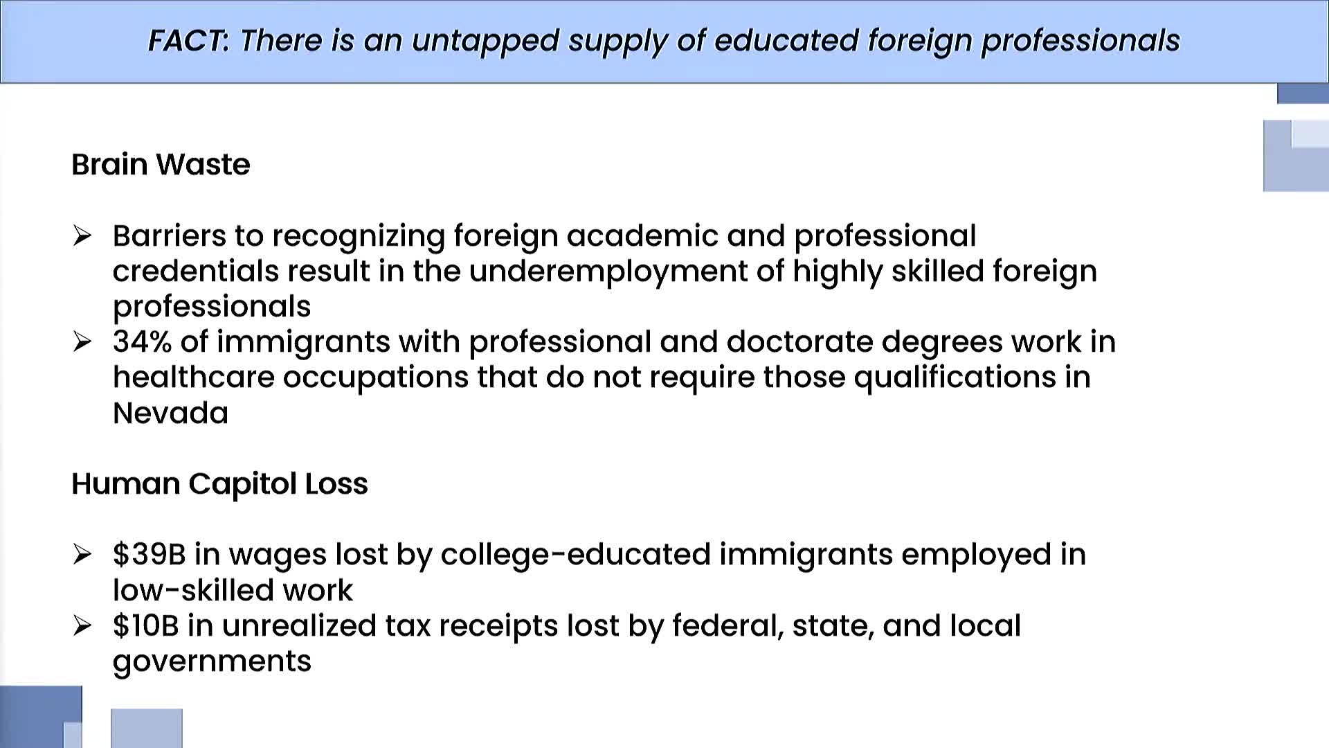 Nevada Senate Bill 124 aims to license international medical graduates