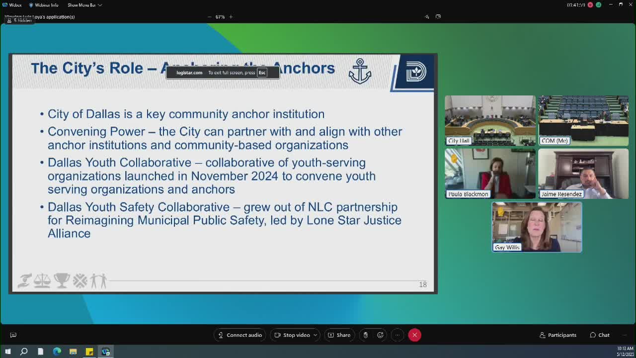 Dallas Youth Commission Prioritizes Safety and Civic Engagement in Urban Planning