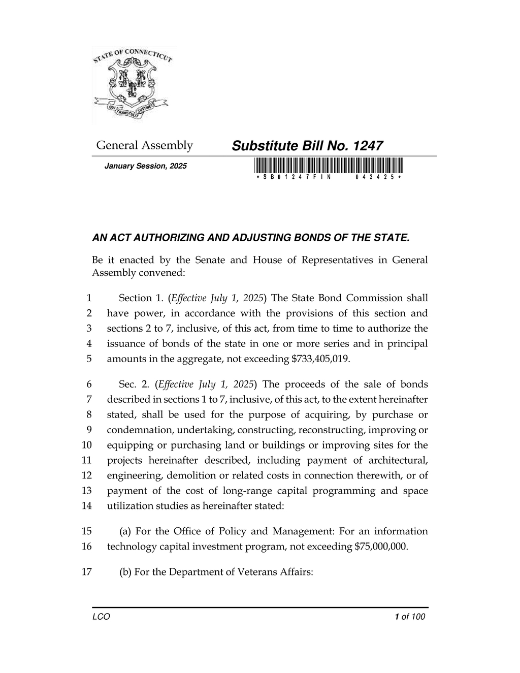 State Bond Commission authorized to issue $733M in new bonds