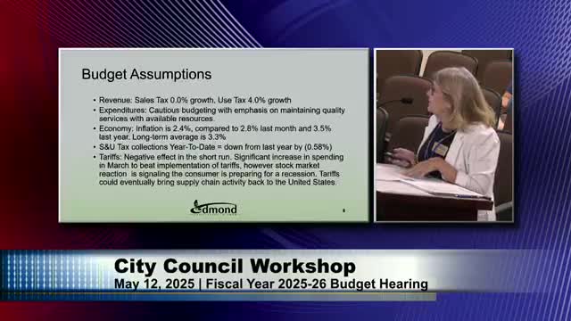 City Council Reviews Sales Tax Projections for 2026 Budget Planning