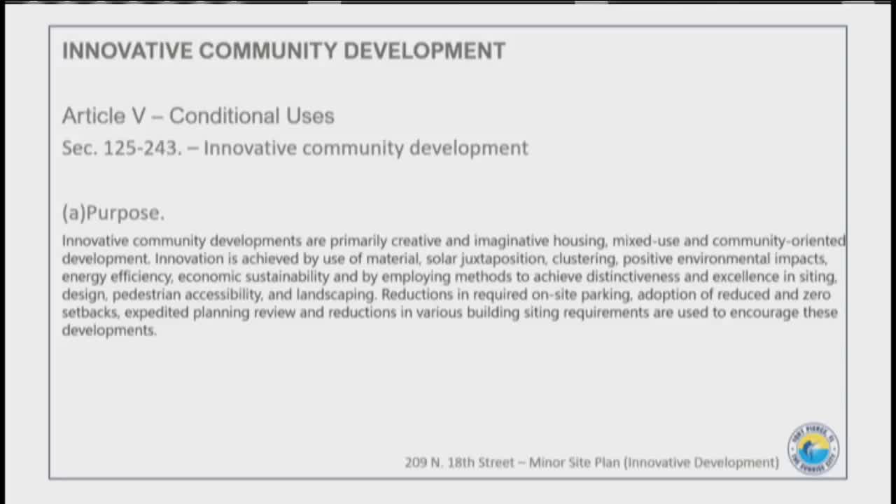 Council Reviews Innovative Community Development Plans for Lincoln Park Housing Project