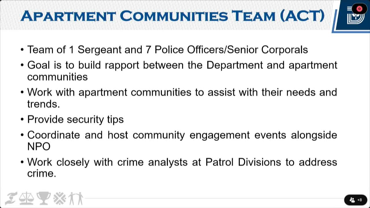 City Council addresses crime issues in Simpson and Bonny View apartment complexes
