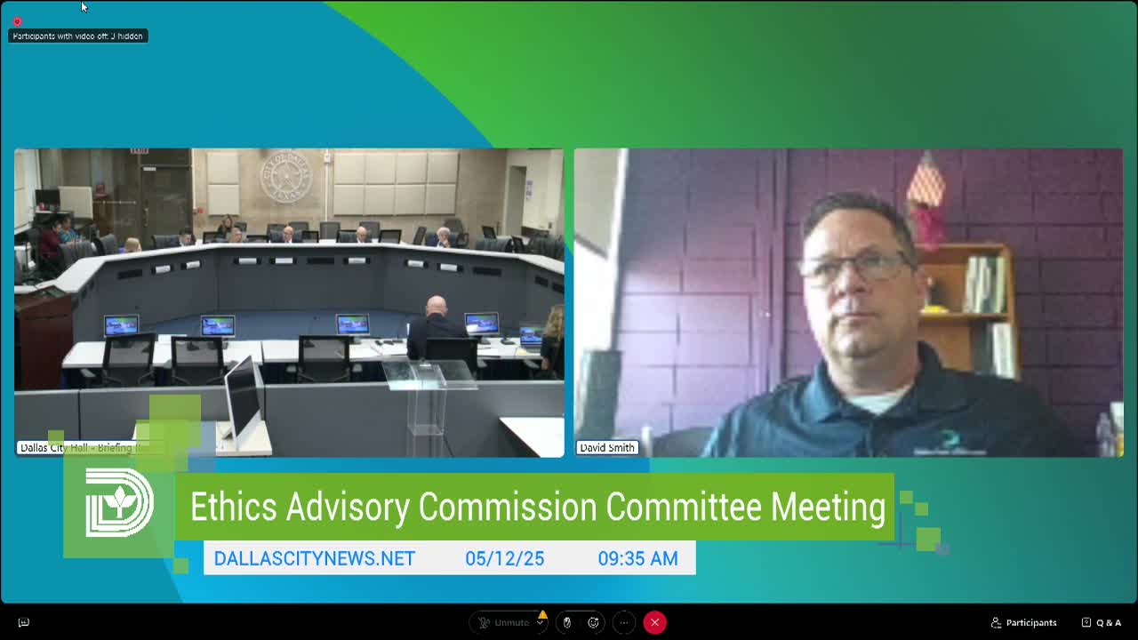 Ethics Advisory Commission begins hearing on David Smith's conduct at Parks Department