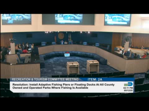 Mayor directs installation of adaptive fishing piers to enhance accessibility in parks