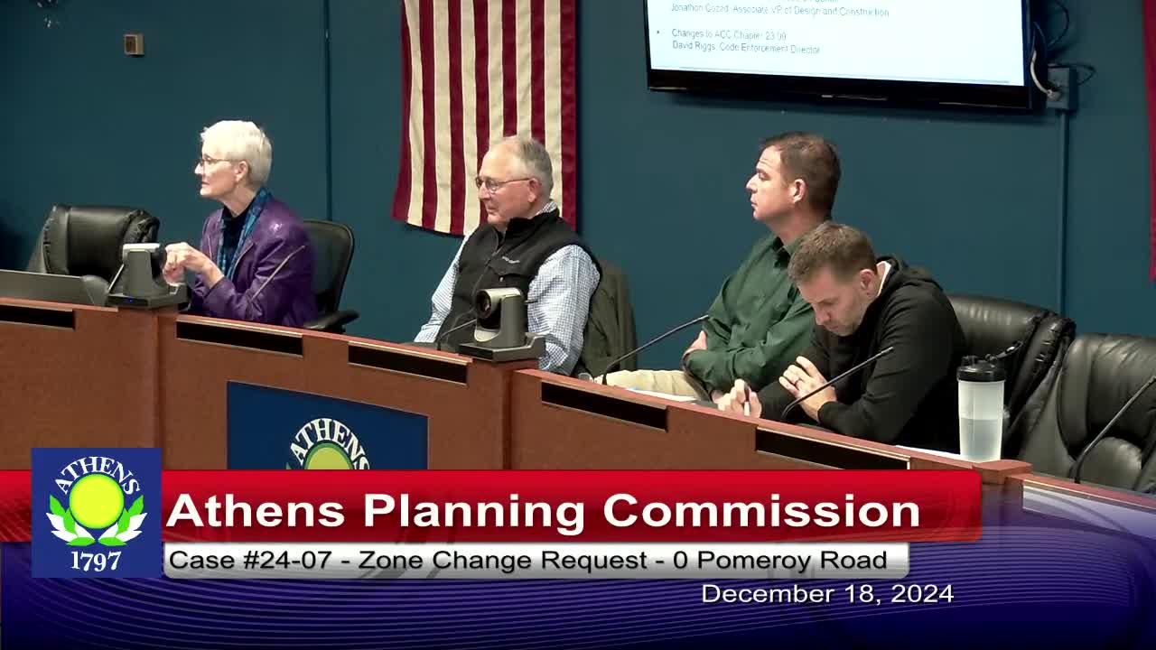 Planning Commission recommends rezoning parcel from R1 to R3 despite developer's intentions