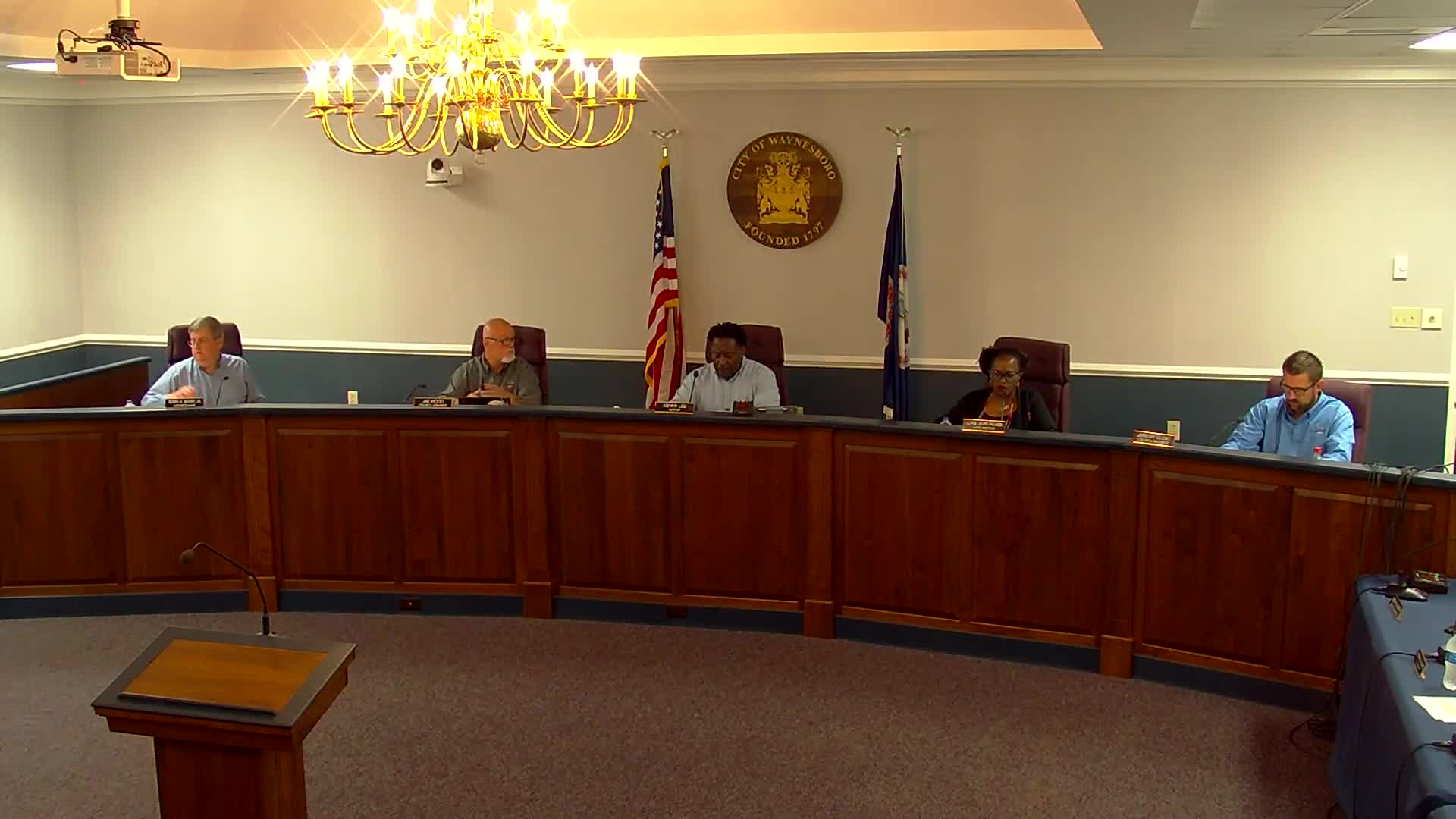 Waynesboro City Council celebrates new businesses and proclaims Public Works and Police Weeks