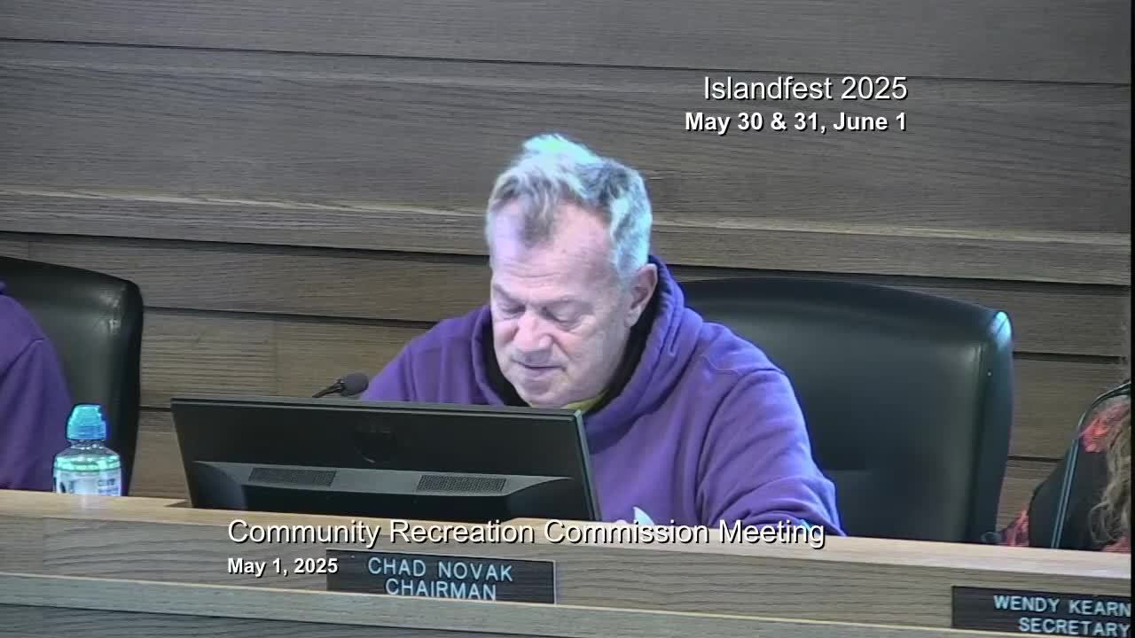 Commission discusses Island Fest logistics, cautions residents about bridge delays