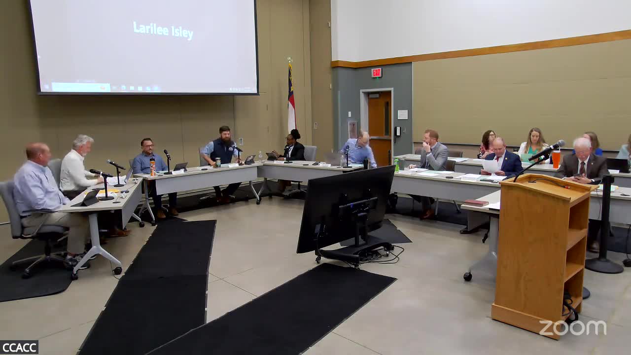 Pittsboro Commissioners Honor National Police Week and Recognize Local Businesses