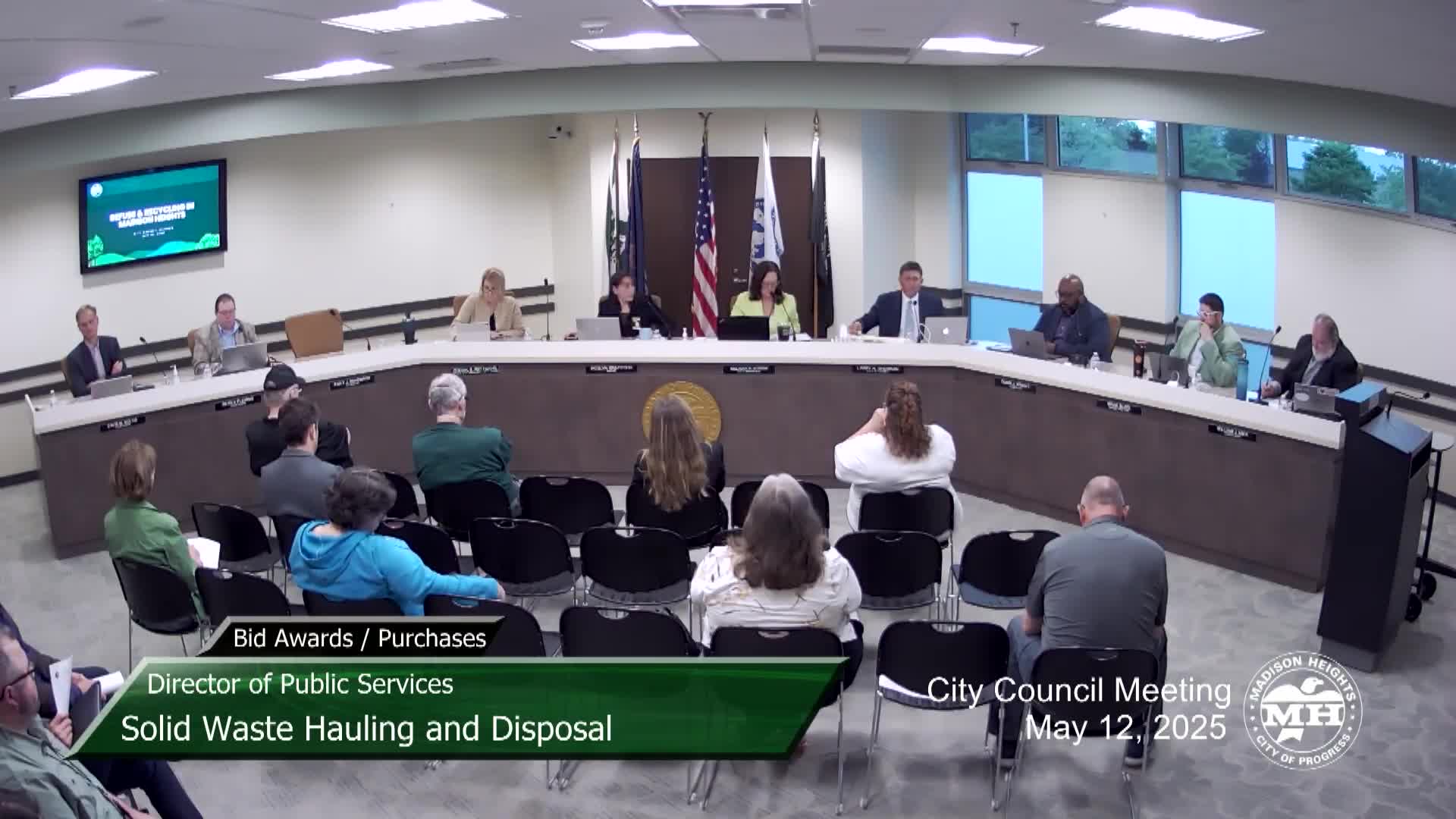 Council awards five-year trash contract to Priority Waste, approves carts-only rollout and city-paid assistance for disabled residents