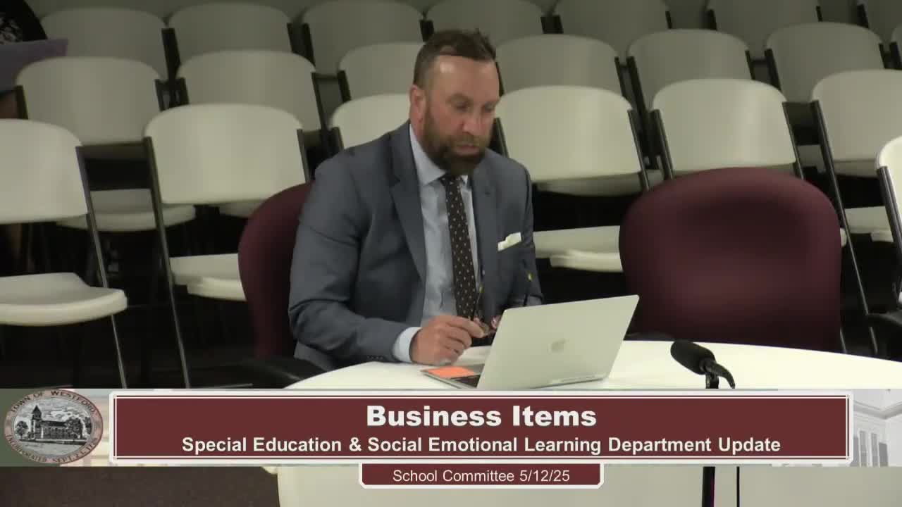 Westford Special Education Department highlights student success and SEL program expansions