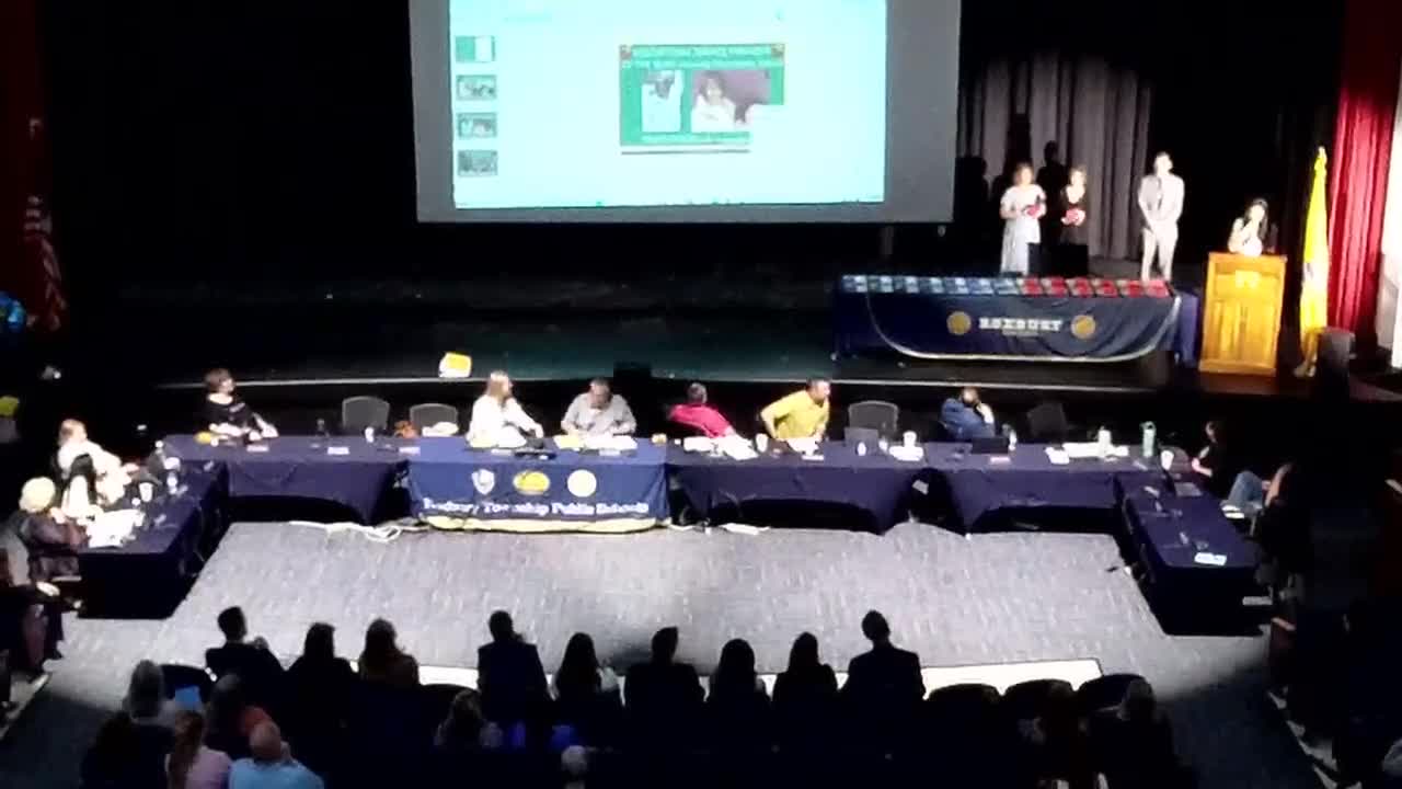Eisenhower Middle School honors Tiffany Martino and Caroline Lowentad for outstanding service
