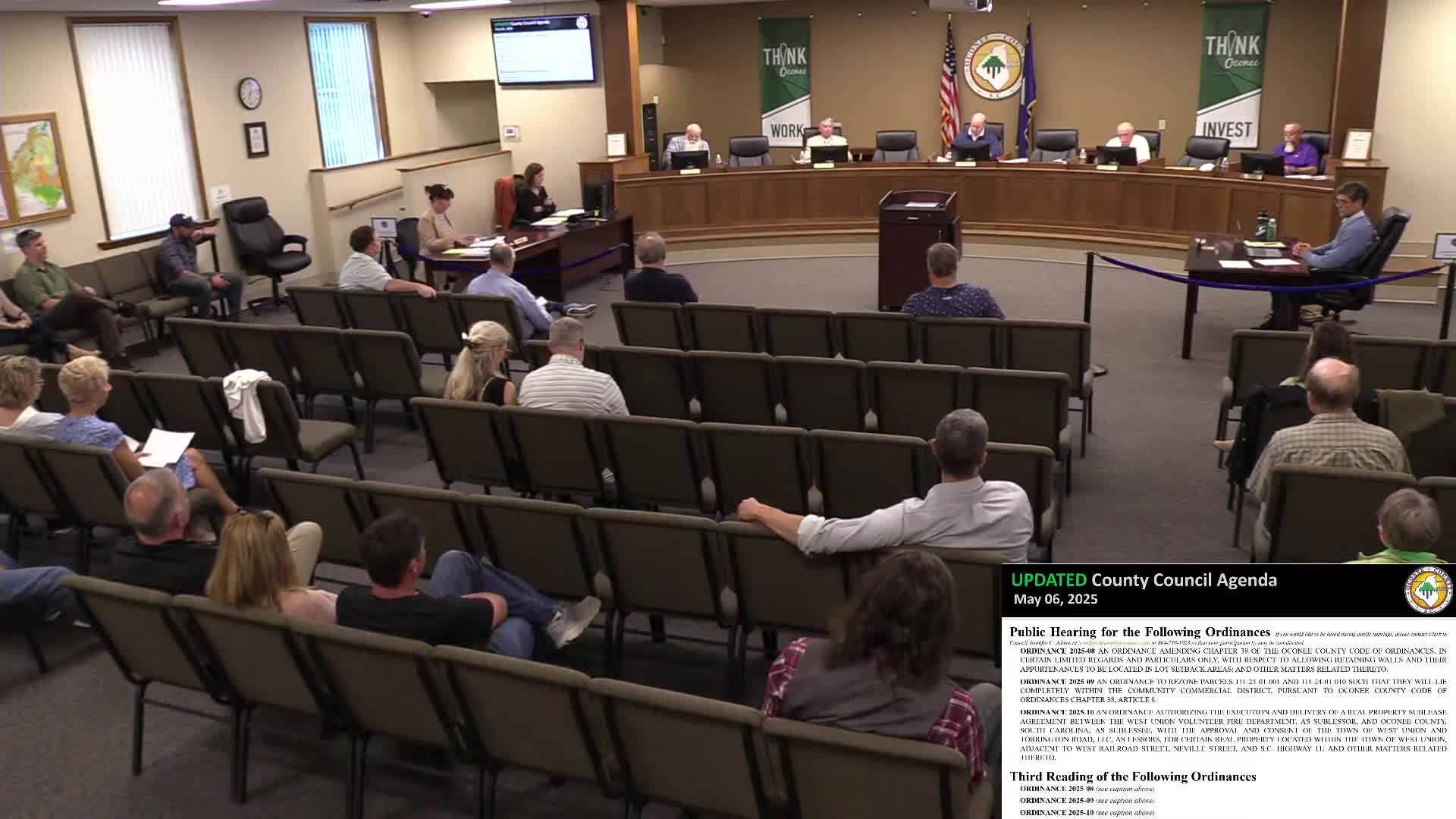 Oconee County Council debates school budget and potential tax increase