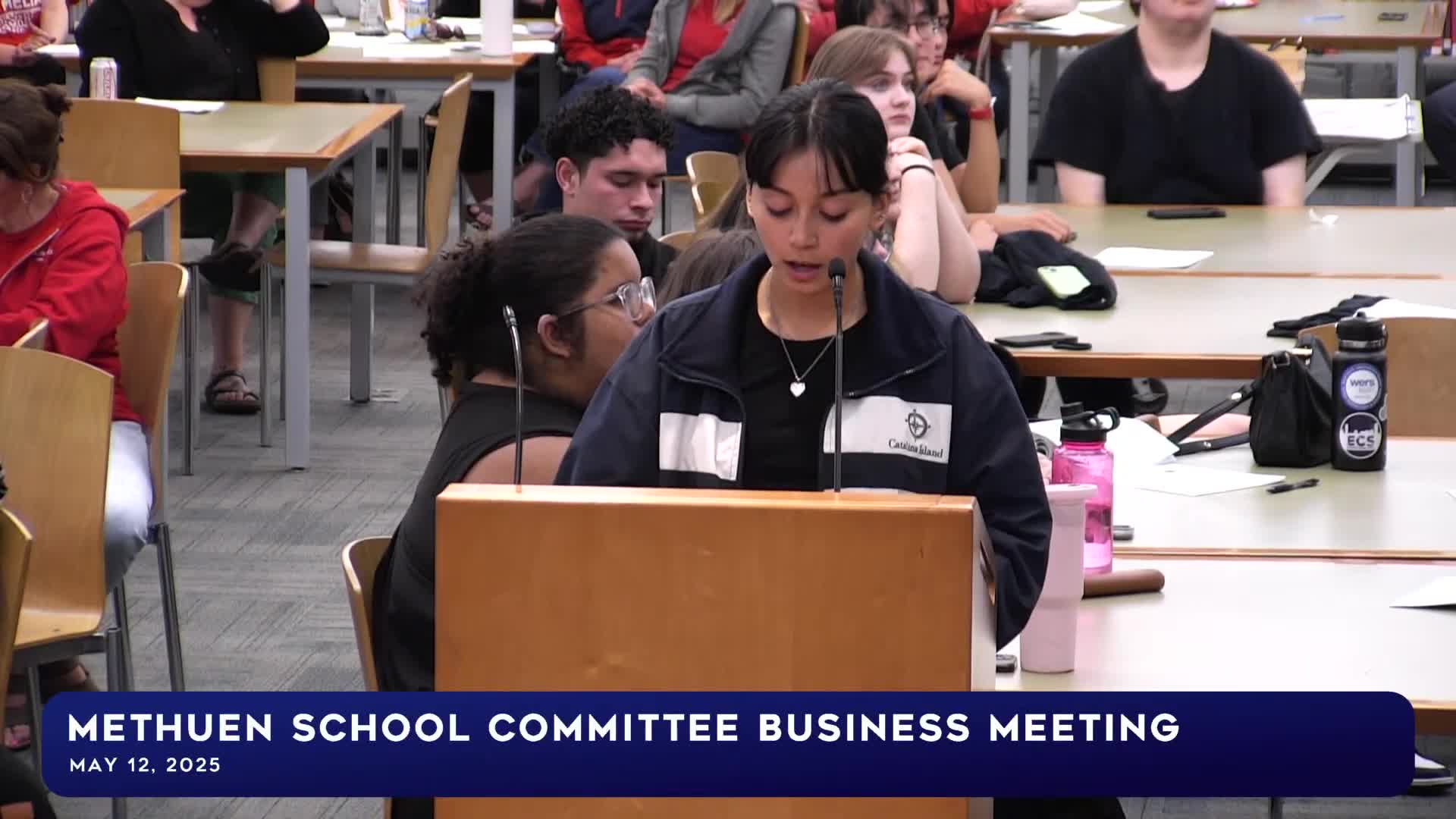 Methuen student challenges budget cuts affecting fine arts positions at school committee meeting