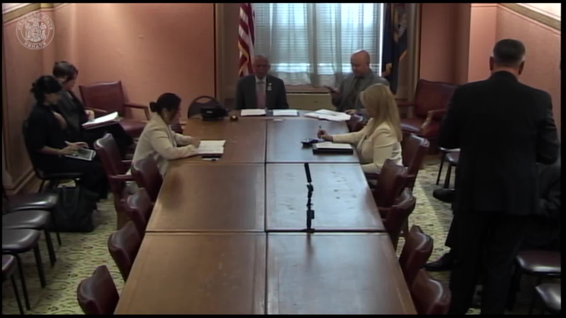 Senate committee reviews civil service bills including multiple social security proposals