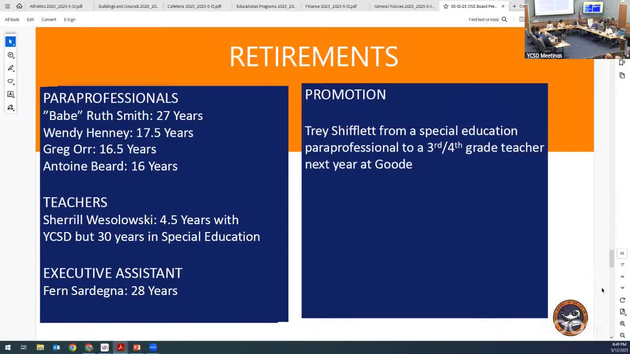 Local Education Department celebrates retiring teachers and student achievements