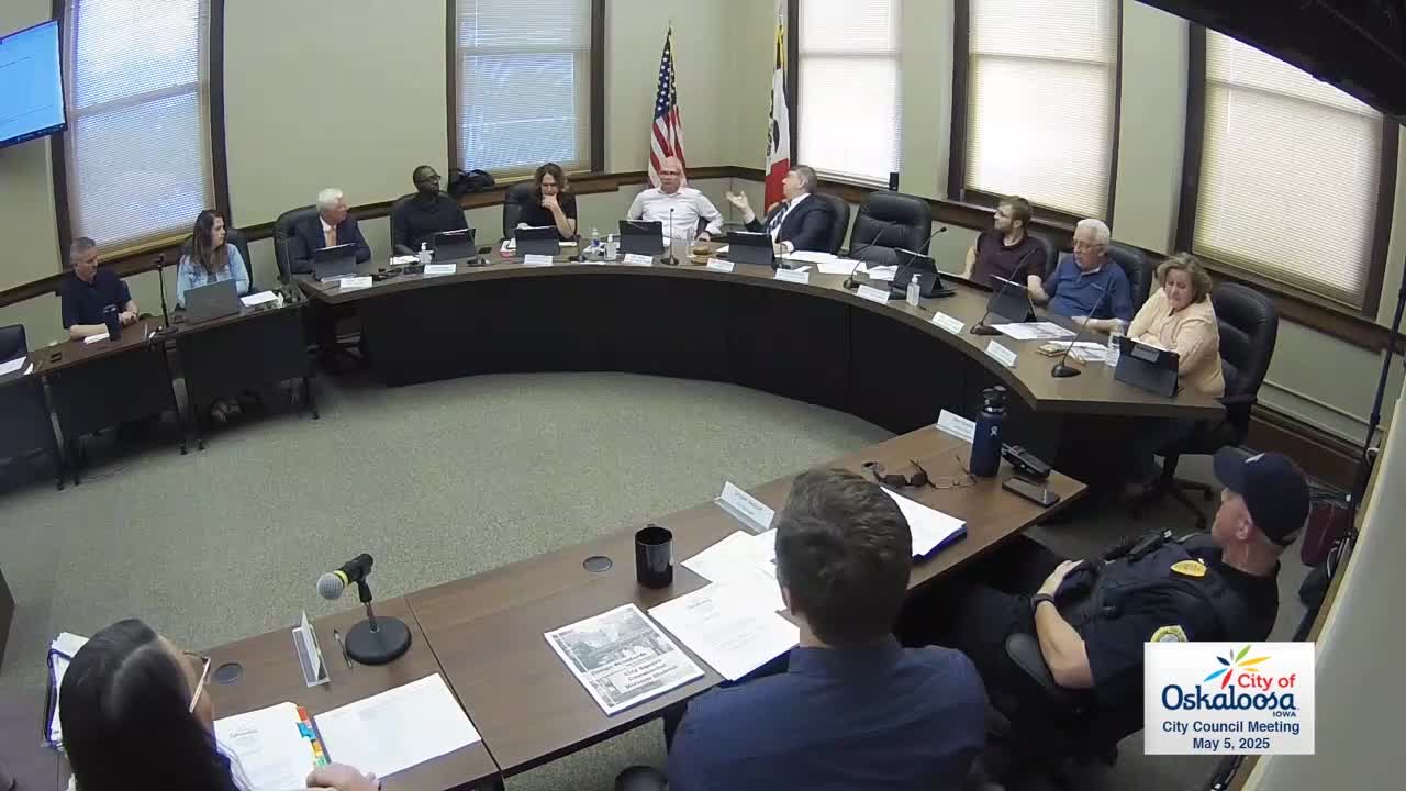 Oskaloosa councilman announces departure after years of community service