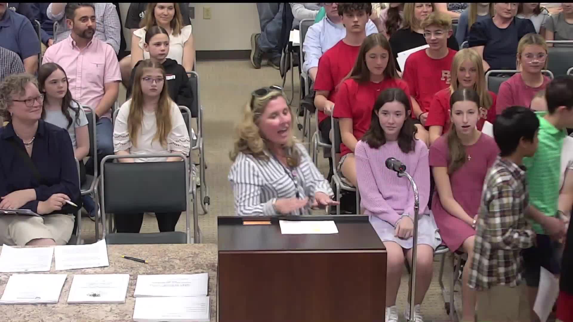 Franklin Regional Middle School students launch tutoring app and blood drive