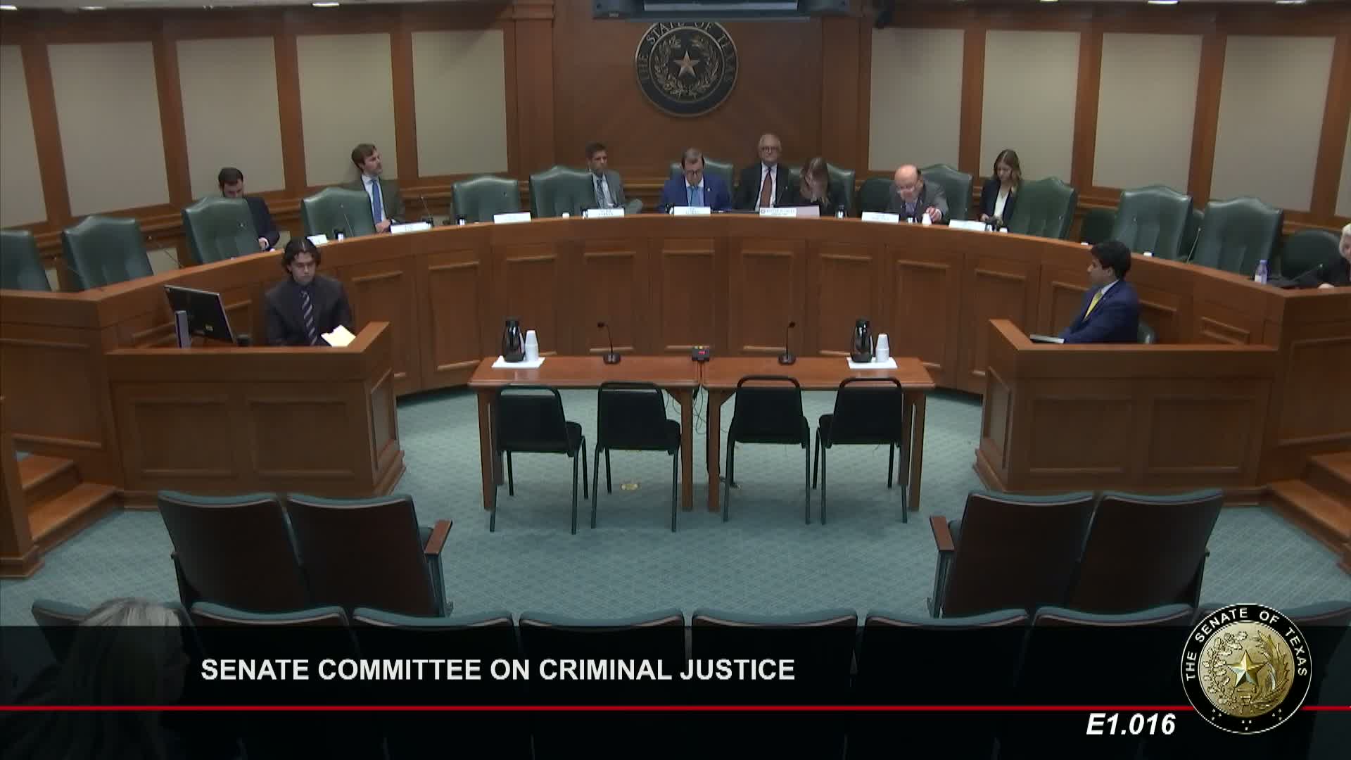 Senators Miles King and Hagenboo address committee attendance issues during crunch time