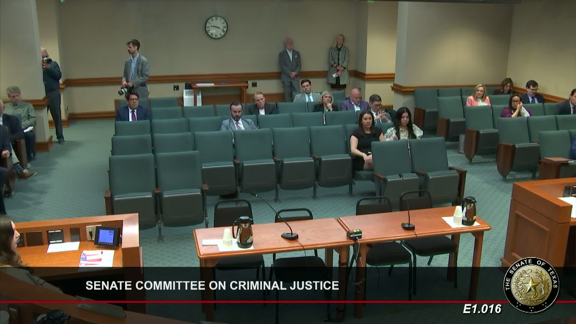 Tom Glass endorses strict law enforcement at Texas public testimony