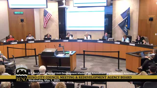 Reno City Council Approves Ranchera Plan Unit Development Changes Amid Resident Concerns