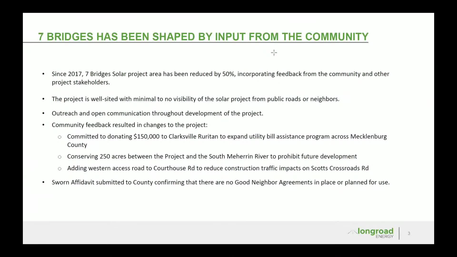 Long Road Energy advances solar project plan with Mecklenburg County construction benefits