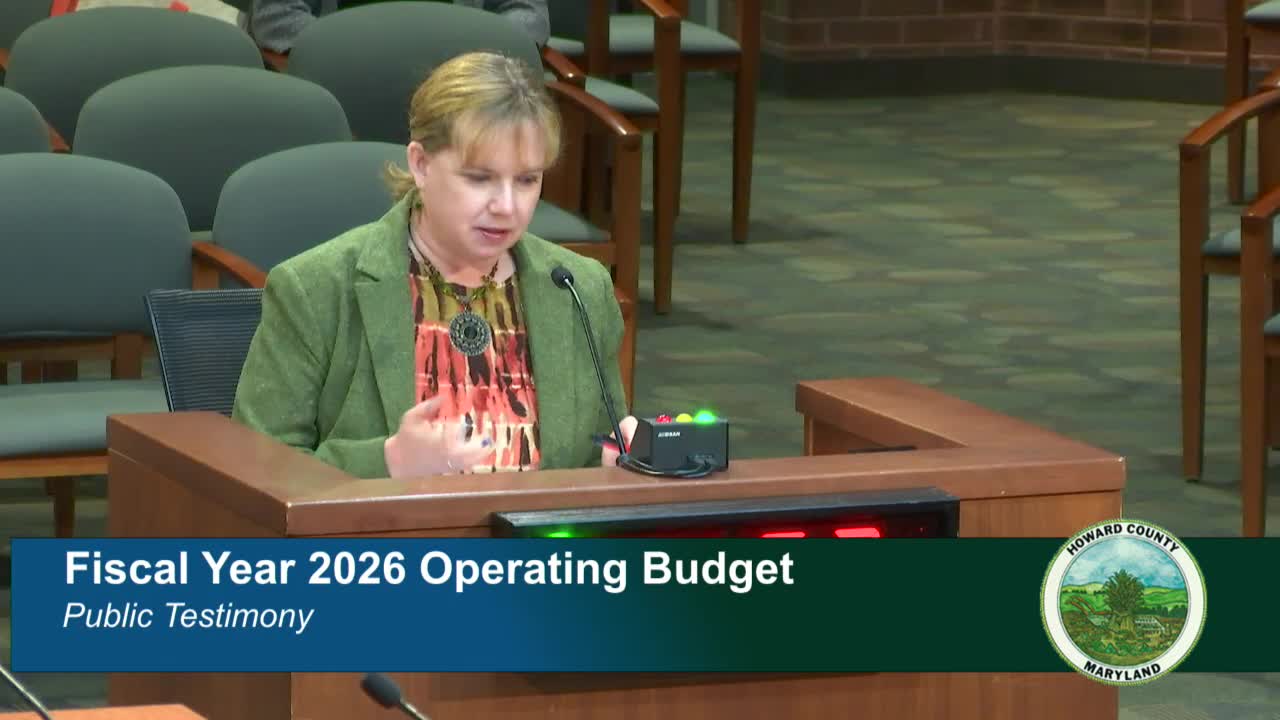 Bridges to Housing Stability urges Howard County Council to increase funding for homeless services