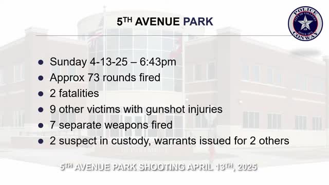 Conway Police update on arrests and ongoing investigation into capital murder cases