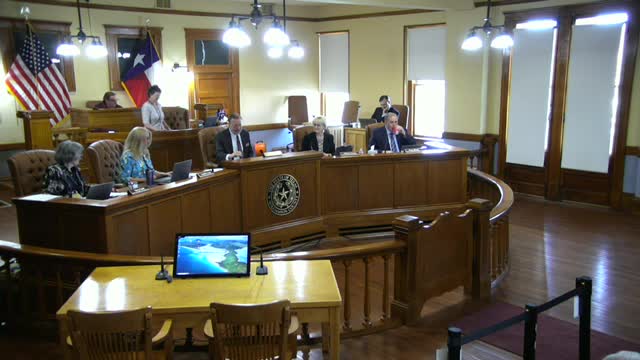 Commissioners approve $13.17M funding report in Round Rock meeting