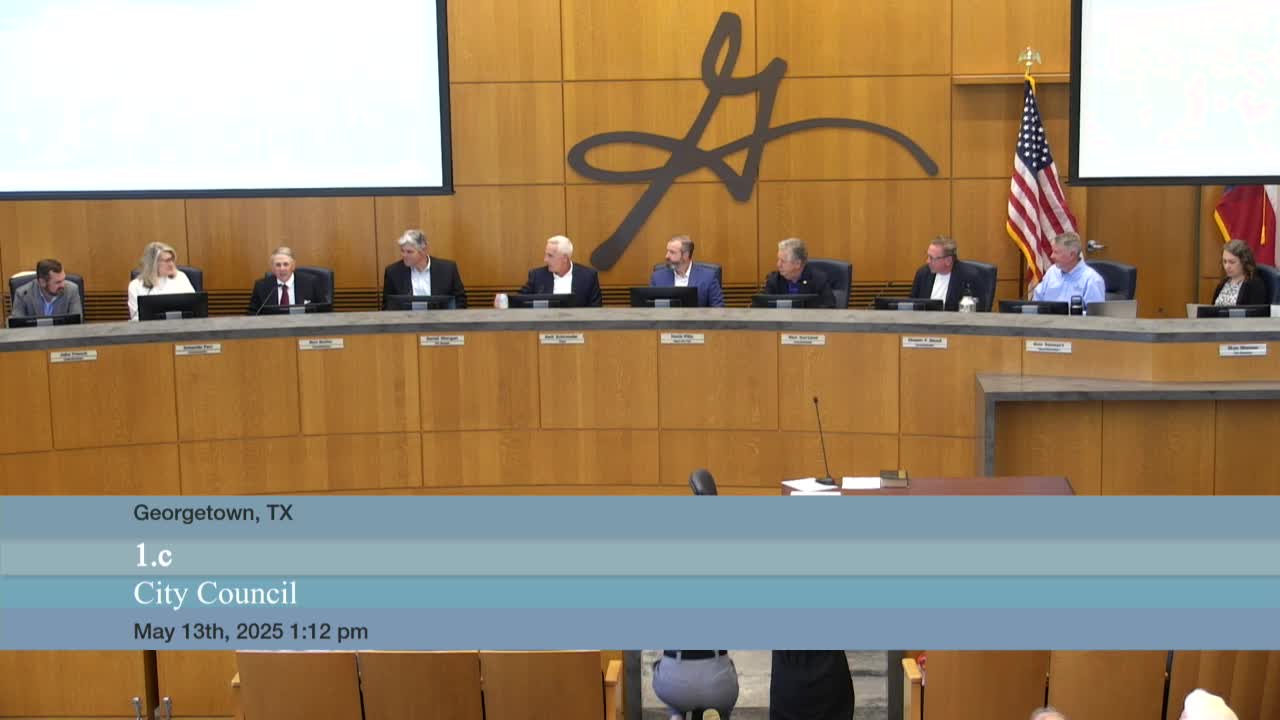 Georgetown City Council swears in Ron Garland and Ben Stewart for new terms