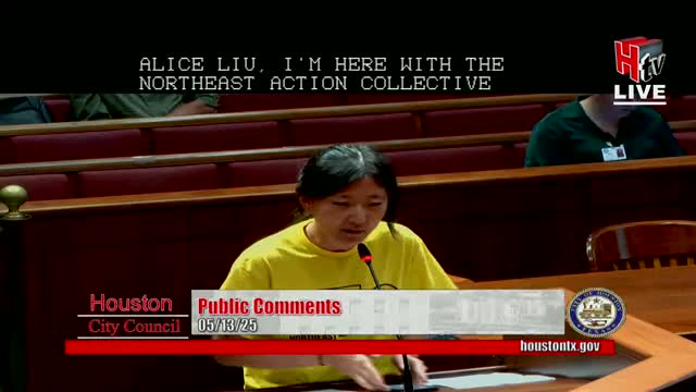 Houston residents demand increased drainage funding amid budget cuts and police contract concerns
