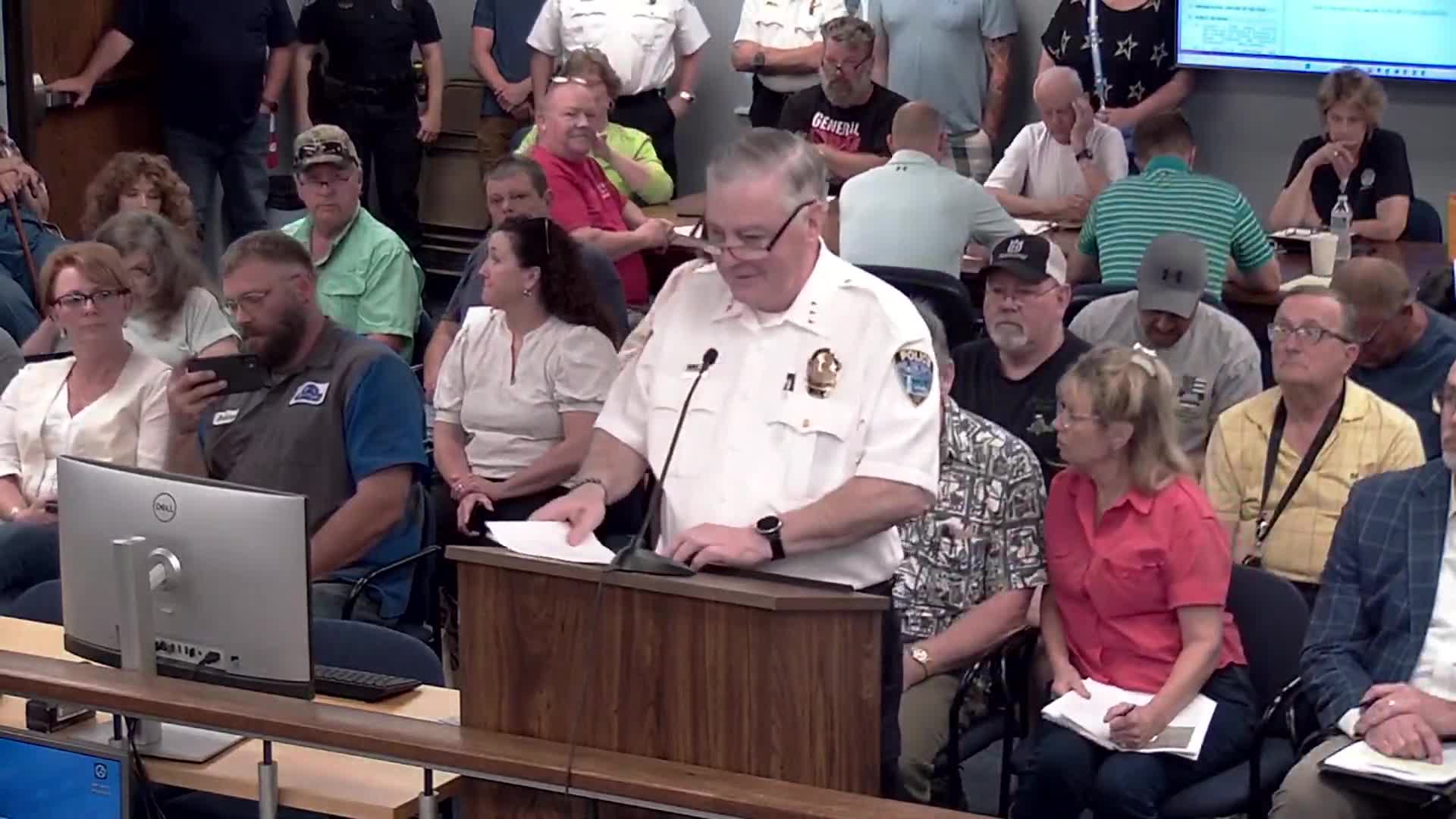 Harris City Council honors Officer Chelsea Mayer as 2024 Officer of the Year