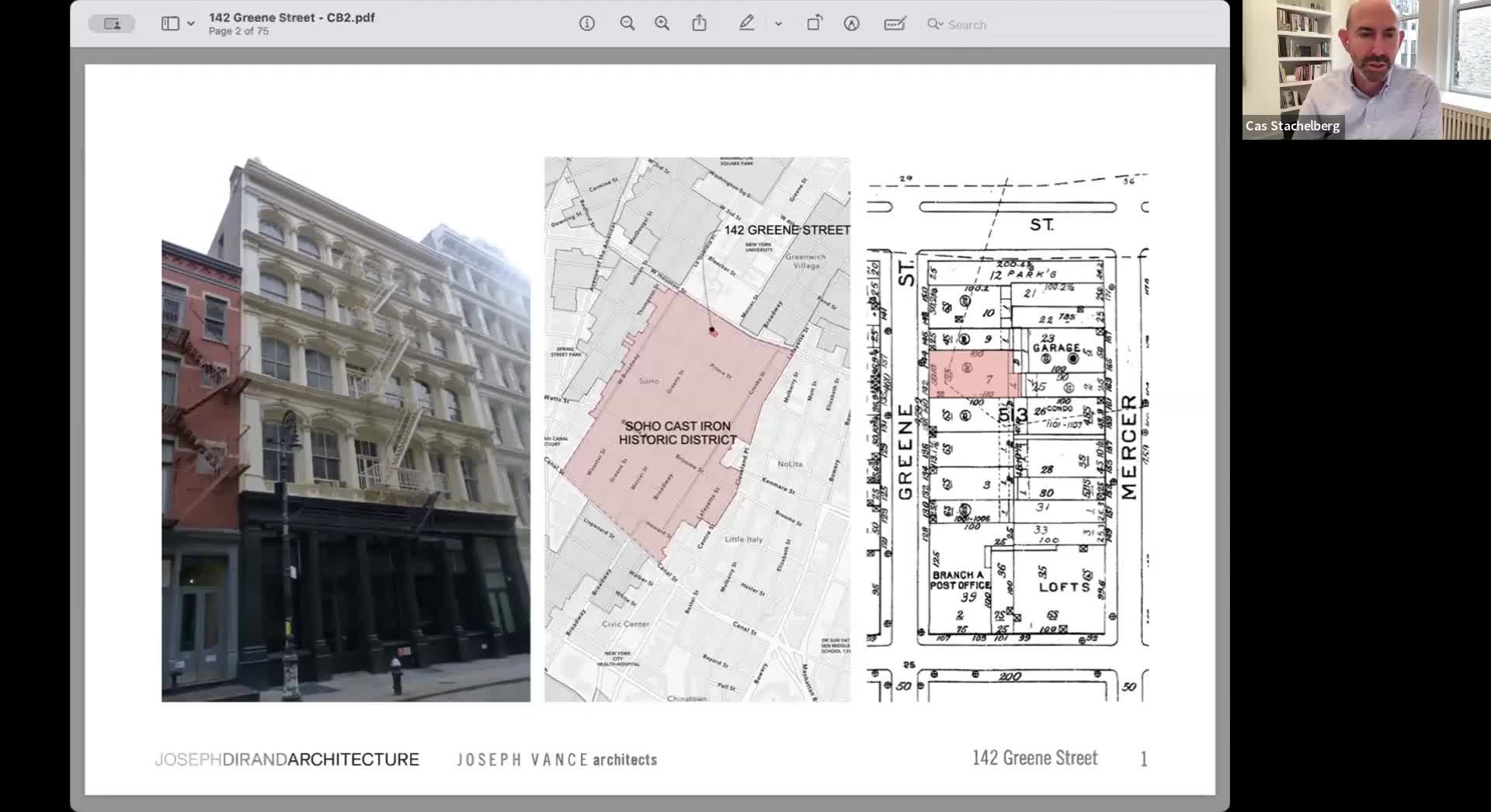 SoHo restoration plans unveiled for 142 Green Street's historic cast iron facade