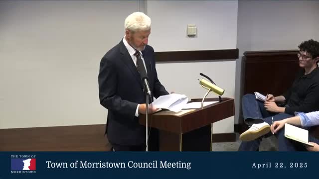 Morristown Mayor outlines challenges and successes in town budget and public safety initiatives