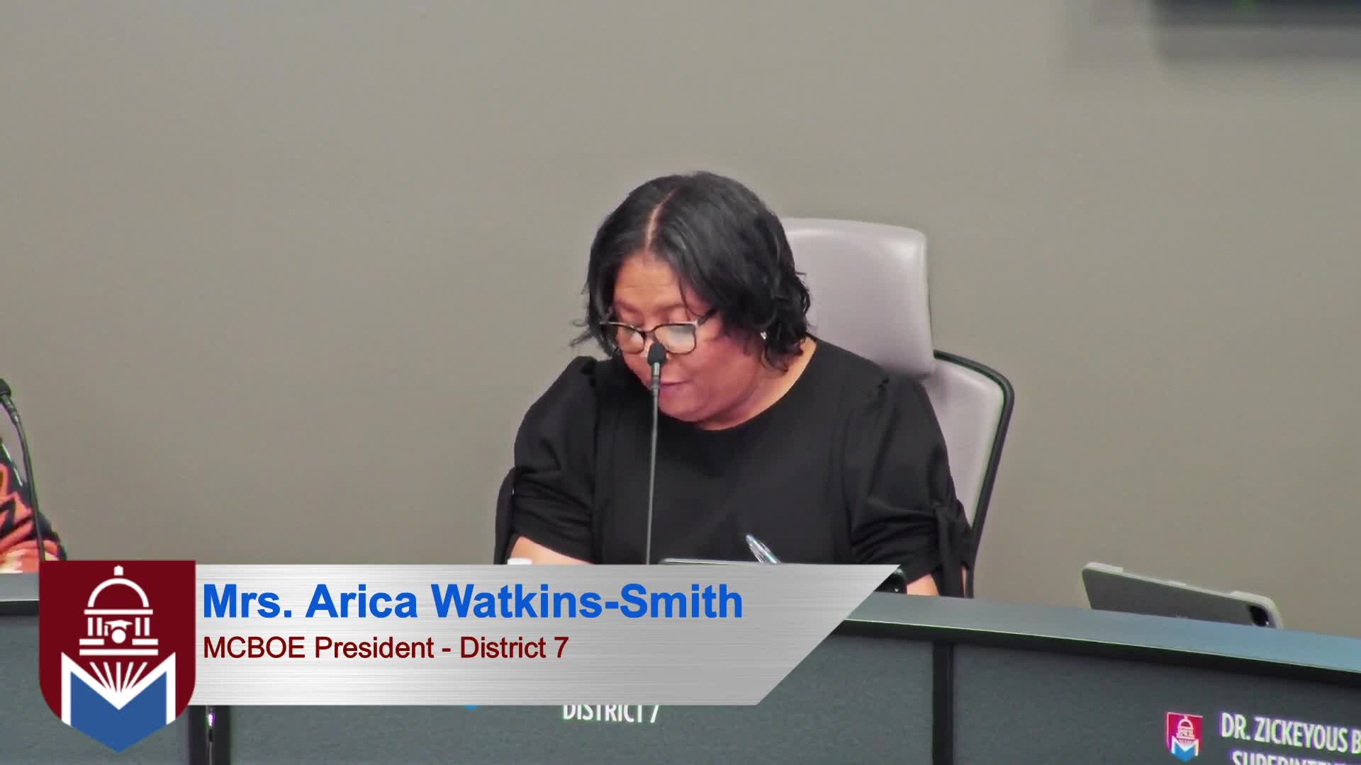 Superintendent Byrd leads Montgomery County Board in celebrating student achievements and future goals