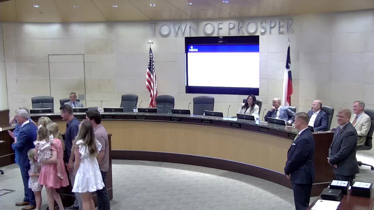Prosper Town Council welcomes new members Marcus Ray and Chris Kern
