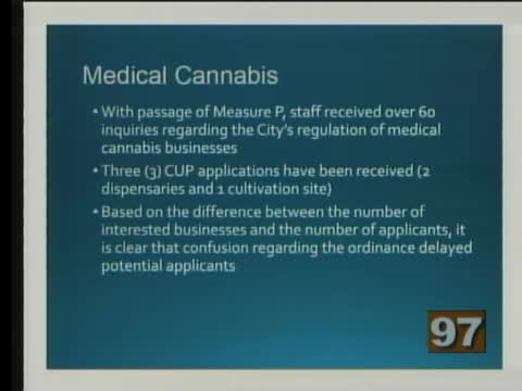City Council debates increasing medical cannabis business limit from four to six