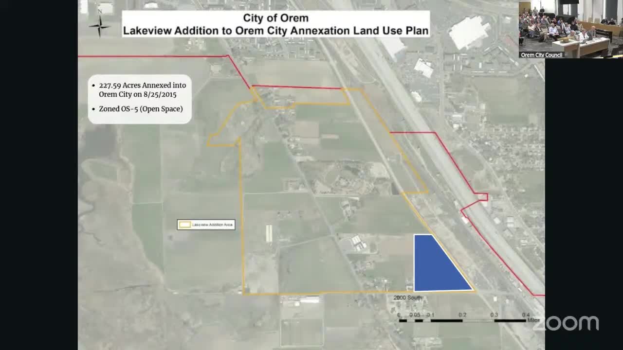 Orem City Council considers rezoning proposal for Wilkerson Farm property
