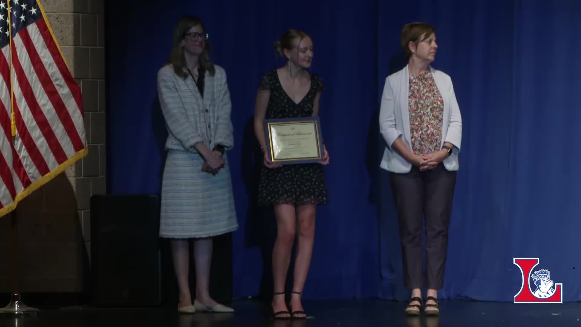 Principal Bridal celebrates Bartlett High School students at recognition event