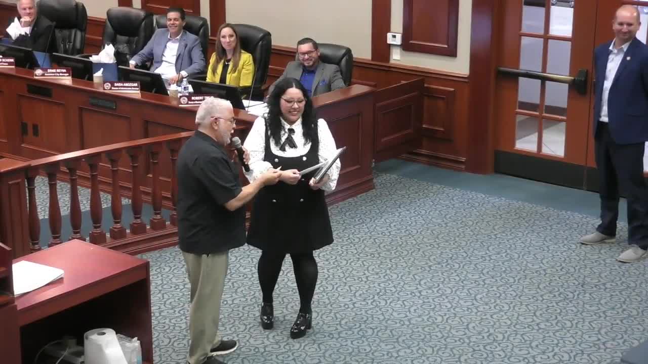 Perris honors Desiree Garcia with key to the city for community service