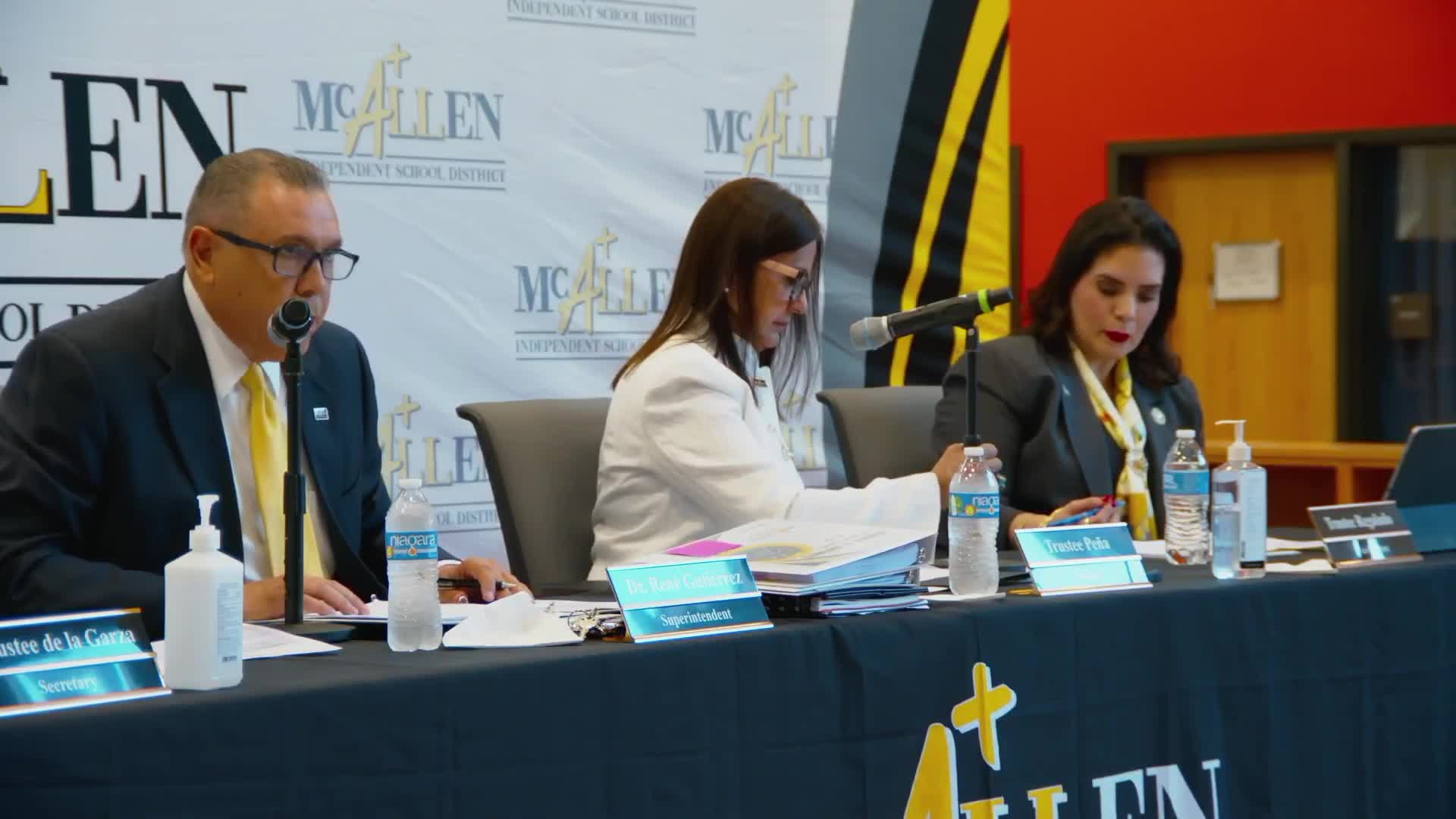 McAllen ISD honors trustees Sofia Pena and Debbie Crane Aliceda for dedicated service